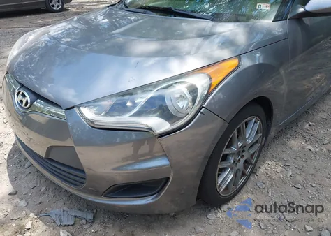 2012 Hyundai Veloster Base W/Black из США, поврежденный, VIN KMHTC6AD3CU078547